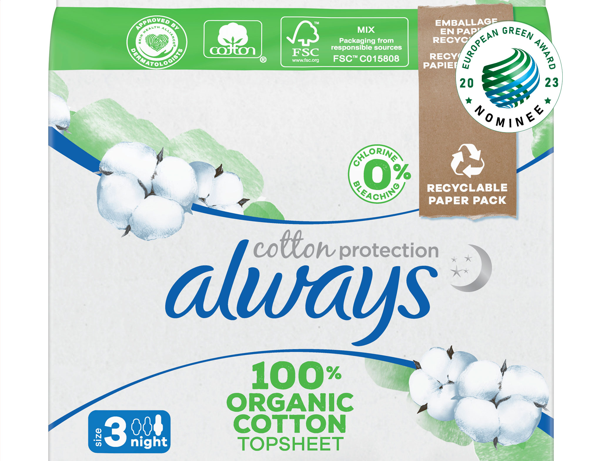 Always Cotton Protection ‚Magic Paper' Packaging (EN) – European Green Award